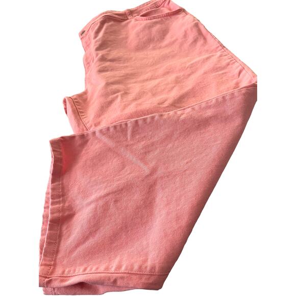 ST. JOHN’S BAY STRETCH PLUS DENIM JEANS, WOMENS, 24W, PEACH/PINK, HIGH RISE - Picture 8 of 10